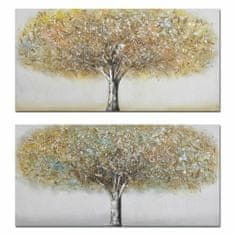 DKD Home Decor Slikarstvo DKD Home Decor Tree (100 x 3 x 50 cm) (2 enoti)