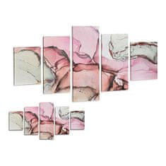 Gift Decor Slikarsko platno Marble Pink (5 kosov)