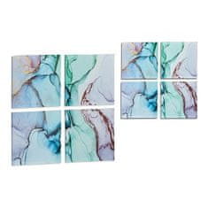 Gift Decor Slikarsko platno Marble Blue (4 kosi)