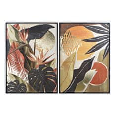 DKD Home Decor Slikarstvo DKD Home Decor Tropical (2 kosa) (103,5 x 4,5 x 144 cm)