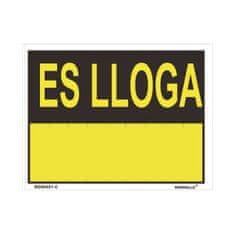 BigBuy Znak Normaluz Es lloga PVC (35 x 45 cm)