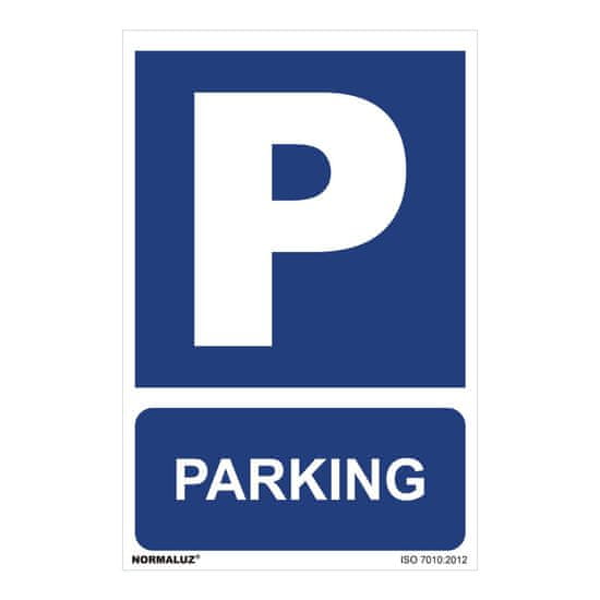 BigBuy Znak Normaluz Parking PVC (30 x 40 cm)