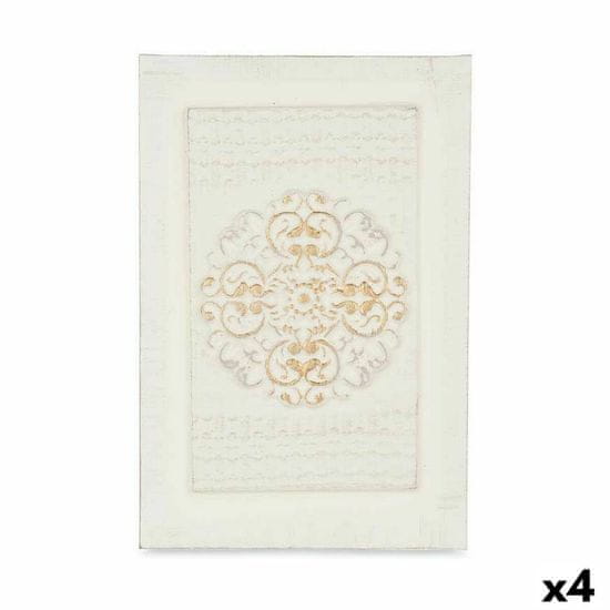 Gift Decor Platno Mandala z reliefom (35 x 50 x 3 cm) (4 enote)