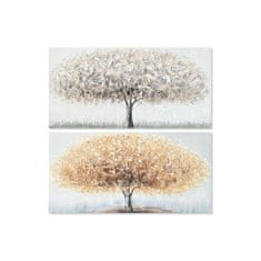 DKD Home Decor Slikarstvo DKD Home Decor Tree Traditional (100 x 3 x 50 cm) (2 enoti)