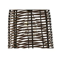 DKD Home Decor Solarna svetilka DKD Home Decor Brown Black Bamboo Rattan 20 x 20 x 45 cm