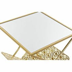 DKD Home Decor Stojalo za revije DKD Home Decor Mirror Golden Metal (45 x 45 x 55 cm)