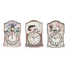 NEW Stenska Ura DKD Home Decor Železo (30 x 4 x 56 cm) (3 pcs)