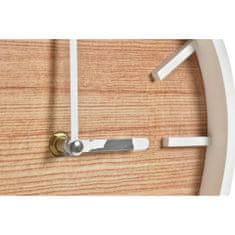 NEW Stenska Ura DKD Home Decor 23,5 x 4 x 23,5 cm Naraven Bela Les MDF