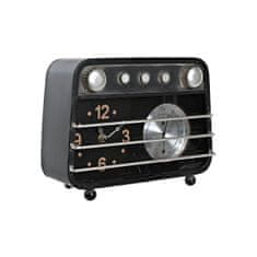 NEW Ceas de masă DKD Home Decor Črna Radio Železo Vintage (26 x 9,5 x 20 cm)