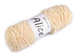 Pletena preja Alice 100 g - kremna svetla