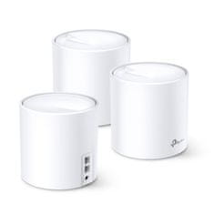 TP-Link Usmerjevalnik WiFi Deco X60(3-pack) AX5400, WiFi 6, 2x GLAN, / 574Mbps 2,4GHz/ 2402Mbps 5GHz