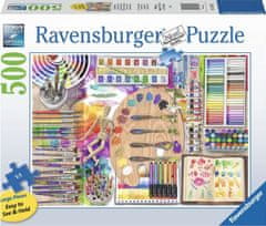 Ravensburger Puzzle Umetnikova paleta XXL 500 kosov