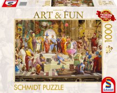 Puzzle Art&Fun: Atenska šola 2024, 1000 kosov