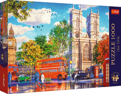 Trefl Sestavljanka Premium Plus - Čas za čaj: pogled na London 1000 kosov 68,3x48cm