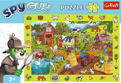 Trefl Iskanje slik Puzzle Spy Guy: Kmetija 24 kosov