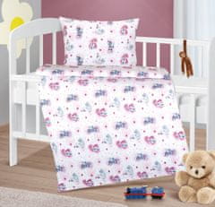 Otroška posteljnina iz bombaža Beata - 100x135, 45x60 cm - Unicorn