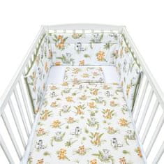 NEW BABY 3-delna posteljnina 100/135 cm Jungle