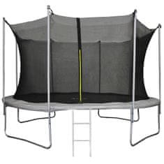 nabbi Trampolin Skyper 366 cm - črno/siv