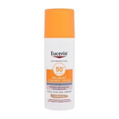 Eucerin Sun Protection Pigment Control Tinted Gel-Cream SPF50+ obarvana gel krema proti pigmentnim madežem z zaščito pred soncem 50 ml Odtenek medium za ženske