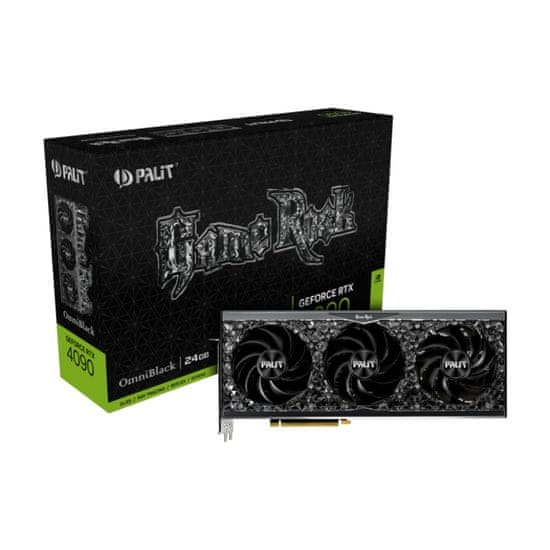 PALiT Grafična kartica nVidia RTX4090 GameRock OmniBlack - 24GB GDDR6X (NED4090019SB-1020Q)