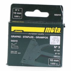 Mota Staples Mota gg310 1000 Unidades Nº 3 10 mm