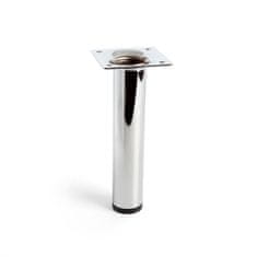 BigBuy Noge Rei 401g kromirane cilindrične srebrne jeklene moderne (Ø 3 x 15 cm)