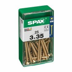 BigBuy Škatla vijakov SPAX 4081020300351 Vijak za les Ploska glava (3,0 x 35 mm) (3 x 35 mm)