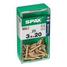 BigBuy Škatla vijakov SPAX 4081020350201 Vijak za les z ravno glavo (3,5 x 20 mm)