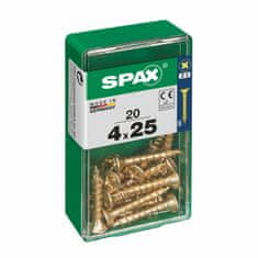 BigBuy Škatla vijakov SPAX 4081020400251 Vijak za les z ravno glavo (4 x 25 mm) (4,0 x 25 mm)