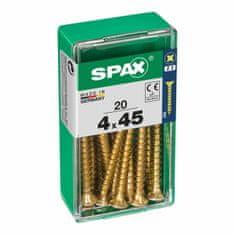 BigBuy Škatla vijakov SPAX 4081020400451 Vijak za les z ravno glavo (4 x 45 mm) (4,0 x 45 mm)