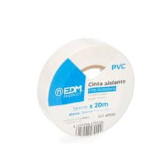 Edm Izolacijski trak EDM White PVC (20 m x 19 mm)