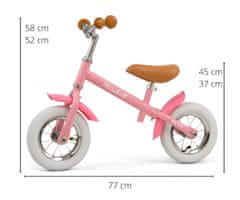 MILLY MALLY Marshall Air Pink Jogging Bike