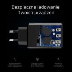 Green Cell Green Cell ChargeSource 3 - 3xUSB 30W Ultra Charge omrežni polnilnik, Smart Charge