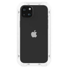 Spigen Spigen GLAS.TR EZ FIT FC - Kaljeno steklo za iPhone 15 (črn okvir)