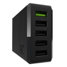 Green Cell Green Cell ChargeSource 5 - 5xUSB 52W Ultra Charge omrežni polnilnik, Smart Charge