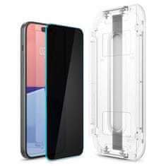 Spigen Spigen GLAS.TR EZ FIT Privacy - Kaljeno steklo s filtrom za zasebnost za iPhone 15