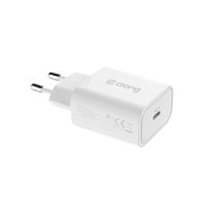 Crong Potovalni polnilnik Crong USB-C - 20W omrežni polnilnik USB-C Power Delivery (bel)