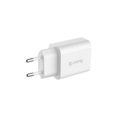 Crong Potovalni polnilnik Crong USB-C - 20W omrežni polnilnik USB-C Power Delivery (bel)