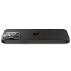 Spigen Spigen Optik.TR Camera Protector - zaščitno steklo za objektiv za iPhone 15 Pro / 15 Pro Max / iPhone 14 Pro / 14 Pro Max (2 kosa) (prozorno)