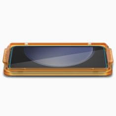 Spigen Spigen Alm Glas.TR 2-Pack - Kaljeno steklo za Samsung Galaxy S23 FE (2 kosa) (prozorno)