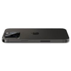 Spigen Spigen Optik.TR Zaščitno steklo za objektiv kamere 2 paketa - zaščitno steklo za iPhone 15 Pro / 15 Pro Max / iPhone 14 Pro / 14 Pro Max (črno)