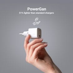 Green Cell Zelena celica - Polnilec GC PowerGaN 33W USB-C Power Delivery