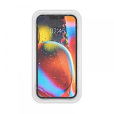 Spigen Spigen Alm Glass FC 2-Pack - Kaljeno steklo za iPhone 14 / iPhone 13 / iPhone 13 Pro 2 kosa (črn okvir)