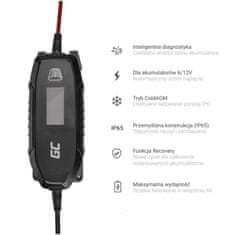 NEW Green Cell - Polnilec, polnilec za 6V / 12V (4A) baterije s funkcijo inteligentne diagnostike