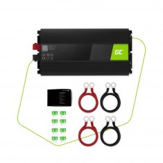 NEW Green Cell - Pretvornik napetosti Inverter 12V na 230V 2000W/4000W Modificiran sinusni val