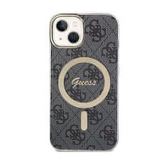 Guess Guess 4G MagSafe - ohišje za iPhone 15 (črno)