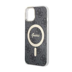 Guess Guess 4G MagSafe - ohišje za iPhone 15 (črno)