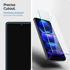 Spigen Spigen Glas.TR Slim 2-Pack - Kaljeno steklo za Xiaomi Redmi Note 12 Pro 5G / 12 Pro+ 5G / POCO X5 Pro 5G (2 kosa)