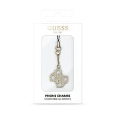 Guess Obesek za telefon Guess 4G Glitter Charm - Obesek za telefon