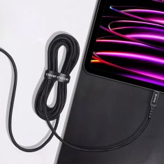 Crong Crong Armor Link - 100W 5A USB-C na USB-C Power Delivery hitri polnilni kabel 200 cm (črn)